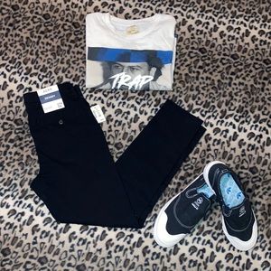 2 for $30 AEROPOSTALE Skinny Pants Men’s Size 27 x 28 Black Chinos Pants